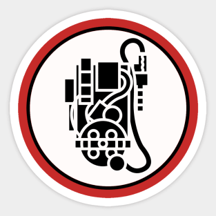 Ghostbusters Proton Pack Sticker